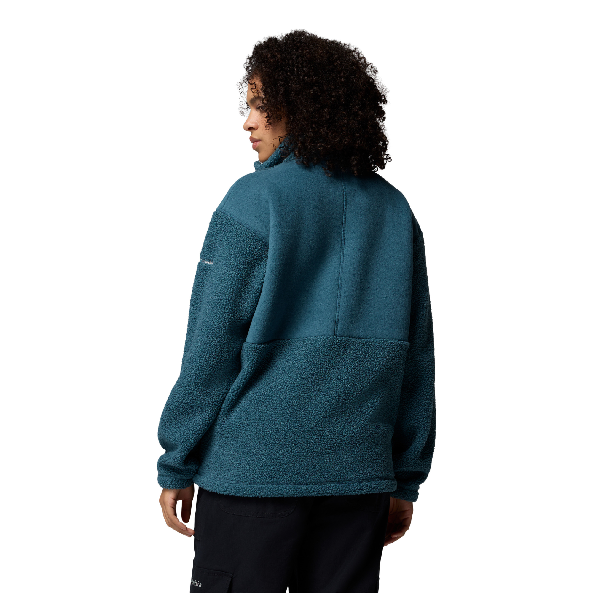 Columbia Women's Panorama Sherpa Full Zip Fleece (Everblue)