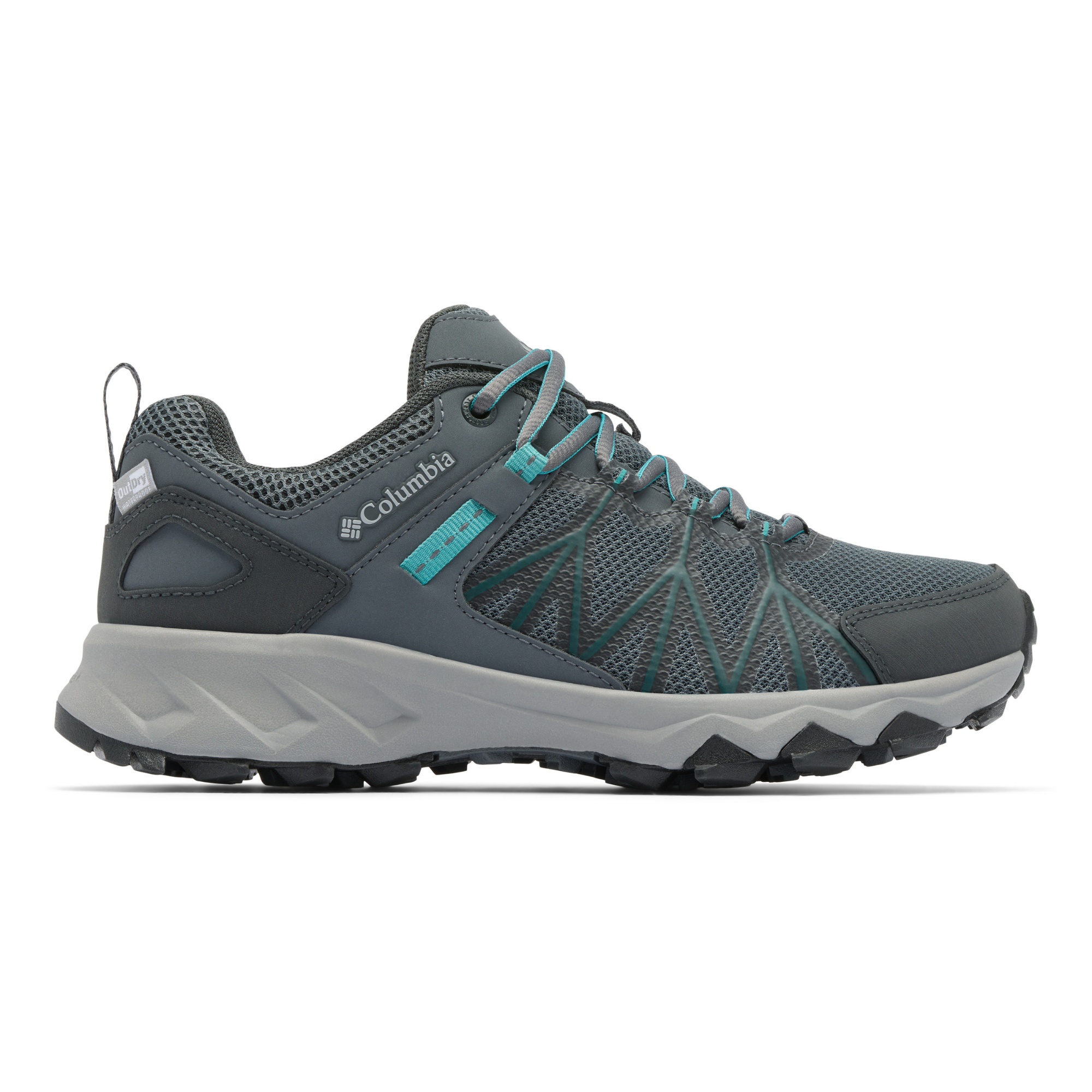 Columbia Women's Peakfreak II Outdry Waterproof Trail Shoes (Graphite/Teal)