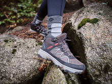 Load image into Gallery viewer, Columbia Women&#39;s Peakfreak Rush Outdry Waterproof Mid Trail Boot (Dark Grey/Deep Maderia)
