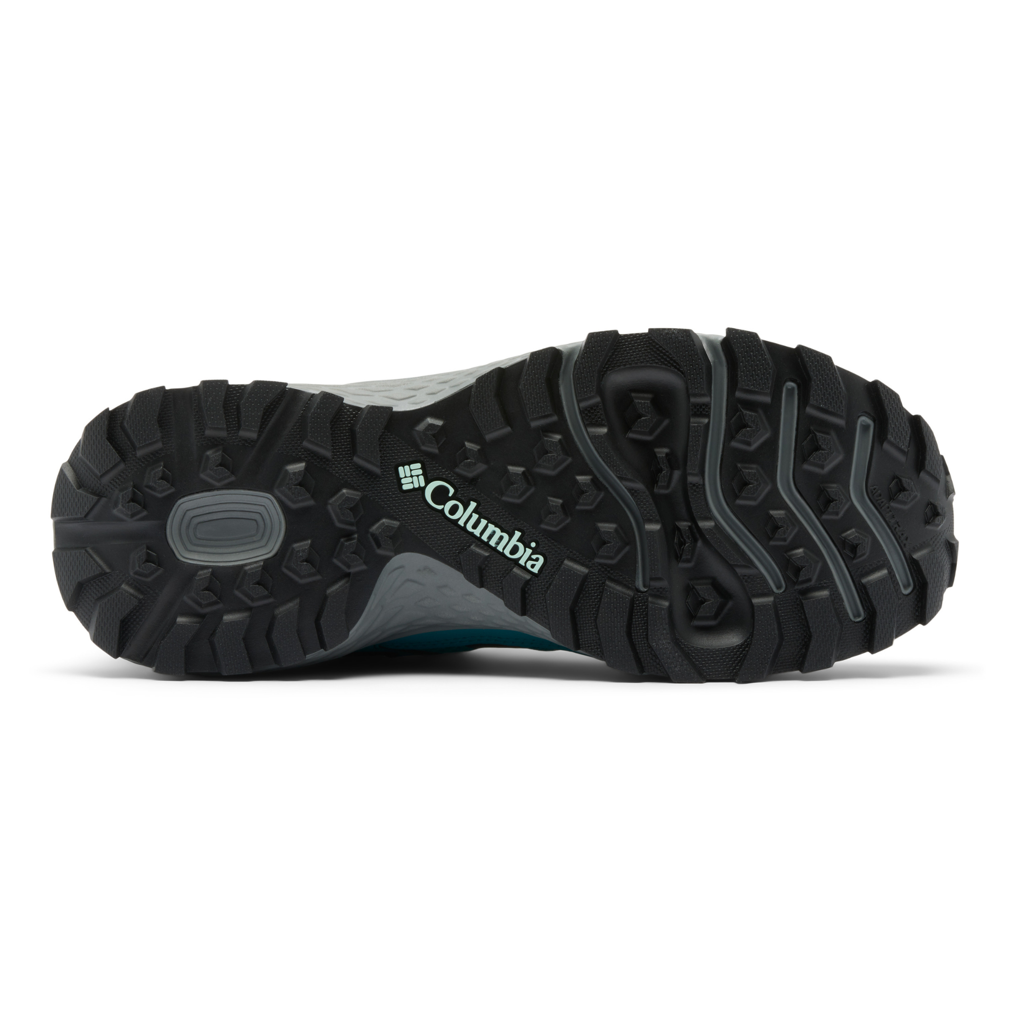 Columbia Women's Peakfreak Rush Outdry Waterproof Trail Shoes (Teal Chloride/Sea Ice)
