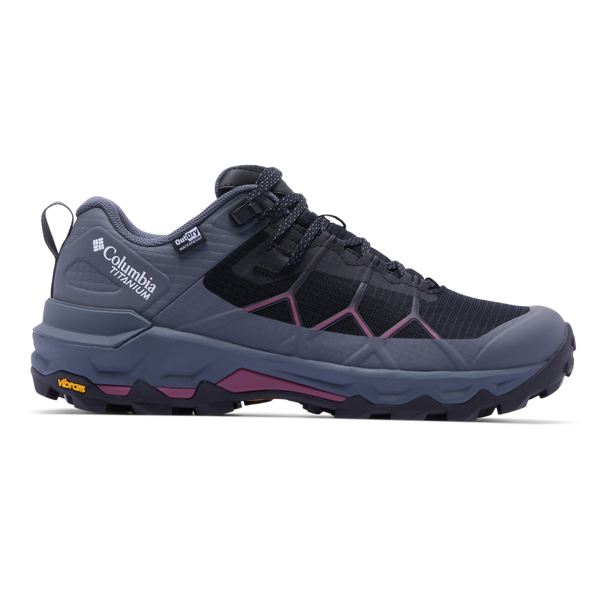 Columbia Women's Peakfreak Titanium Outdry Waterproof Trail Shoes Black Antique Mauve 010 2165781
