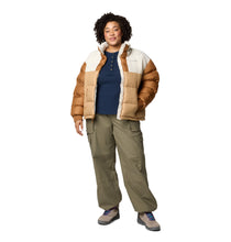 Load image into Gallery viewer, Columbia Women&#39;s Pike Lake II Cropped Insulated Jacket (Canoe/Chalk/Camel Brown)
