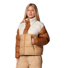 Load image into Gallery viewer, Columbia Women&#39;s Pike Lake II Cropped Insulated Jacket (Canoe/Chalk/Camel Brown)
