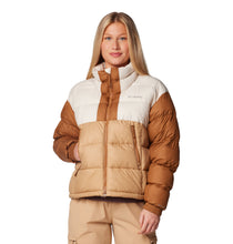 Load image into Gallery viewer, Columbia Women&#39;s Pike Lake II Cropped Insulated Jacket (Canoe/Chalk/Camel Brown)
