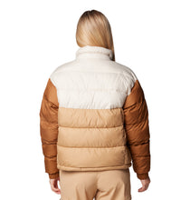 Load image into Gallery viewer, Columbia Women&#39;s Pike Lake II Cropped Insulated Jacket (Canoe/Chalk/Camel Brown)
