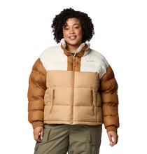 Load image into Gallery viewer, Columbia Women&#39;s Pike Lake II Cropped Insulated Jacket (Canoe/Chalk/Camel Brown)
