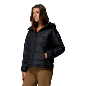 Columbia Women's Pike Lake III Hooded Insulated Jacket (Black)