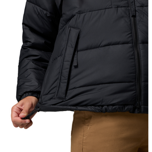 Columbia Women's Pike Lake III Hooded Insulated Jacket (Black)