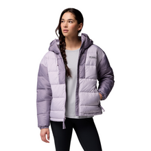 Load image into Gallery viewer, Columbia Women&#39;s Pike Lake III Hooded Insulated Jacket (Lavender Pearl/Shale Purple)
