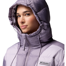 Load image into Gallery viewer, Columbia Women&#39;s Pike Lake III Hooded Insulated Jacket (Lavender Pearl/Shale Purple)
