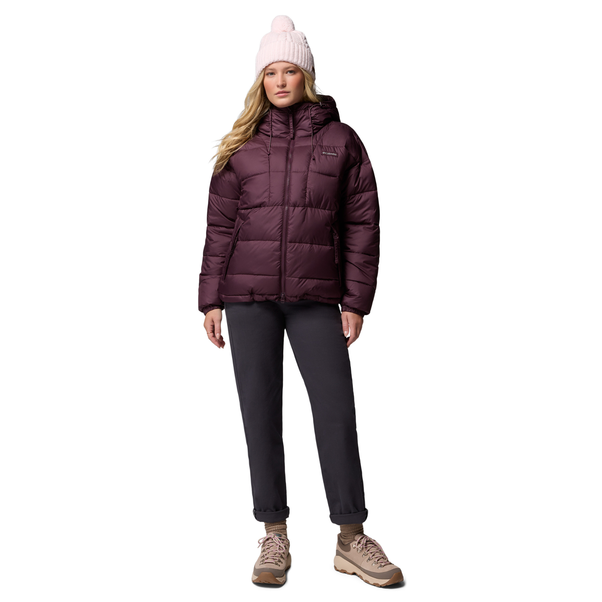 Columbia Women's Pike Lake III Hooded Insulated Jacket Moonvista 607 2133563