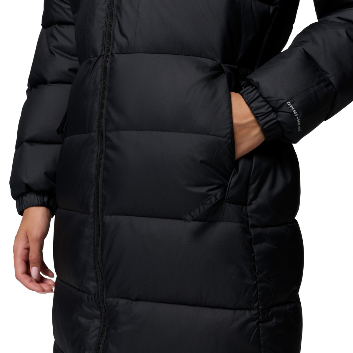 Columbia Women's Pike Lake III Long Hooded Insulated Parka (Black)
