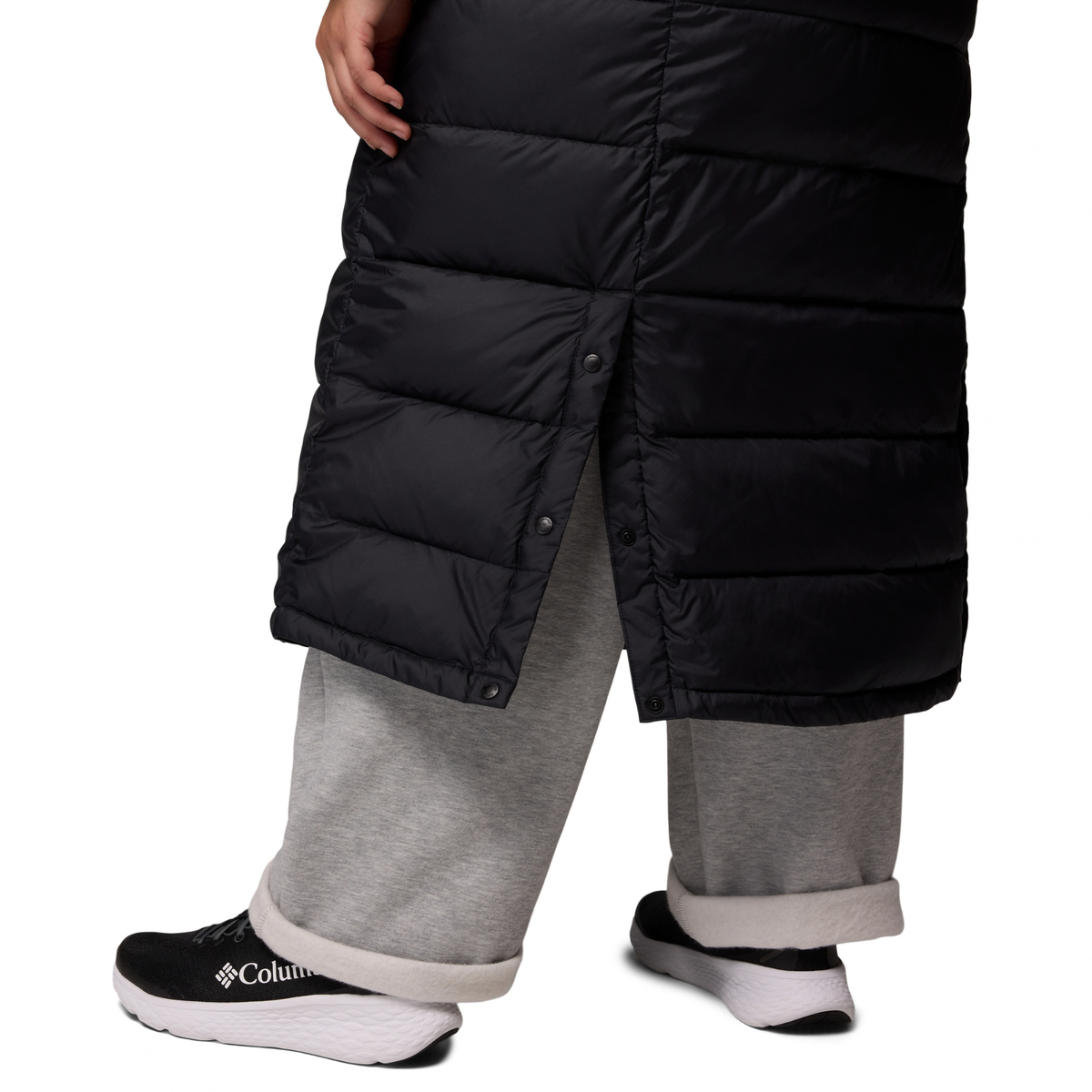 Columbia Women's Pike Lake III Long Hooded Insulated Parka (Black)