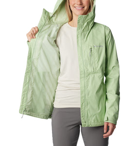 Columbia Women's Pouring Adventure II Waterproof Jacket (Sage Leaf)