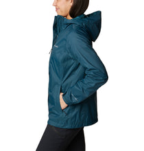 Load image into Gallery viewer, Columbia Women&#39;s Pouring Adventure Waterproof Jacket (Night Wave)
