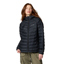 Load image into Gallery viewer, Columbia Women&#39;s Powder Lite II Hooded Insulated Jacket (Black)
