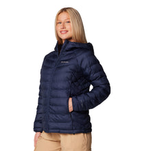 Load image into Gallery viewer, Columbia Women&#39;s Powder Lite II Hooded Insulated Jacket (Collegiate Navy)
