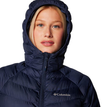 Load image into Gallery viewer, Columbia Women&#39;s Powder Lite II Hooded Insulated Jacket (Collegiate Navy)
