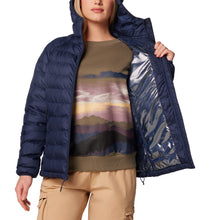 Load image into Gallery viewer, Columbia Women&#39;s Powder Lite II Hooded Insulated Jacket (Collegiate Navy)
