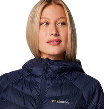 Load image into Gallery viewer, Columbia Women&#39;s Powder Lite II Hooded Insulated Jacket (Collegiate Navy)
