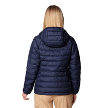 Load image into Gallery viewer, Columbia Women&#39;s Powder Lite II Hooded Insulated Jacket (Collegiate Navy)
