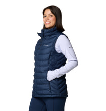 Load image into Gallery viewer, Columbia Women&#39;s Powder Lite II Insulated Body Warmer (Collegiate Navy)
