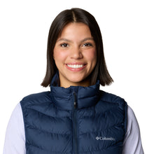 Load image into Gallery viewer, Columbia Women&#39;s Powder Lite II Insulated Body Warmer (Collegiate Navy)
