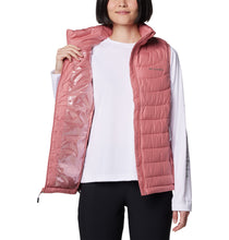 Load image into Gallery viewer, Columbia Women&#39;s Powder Lite II Insulated Body Warmer (Pink Agave)
