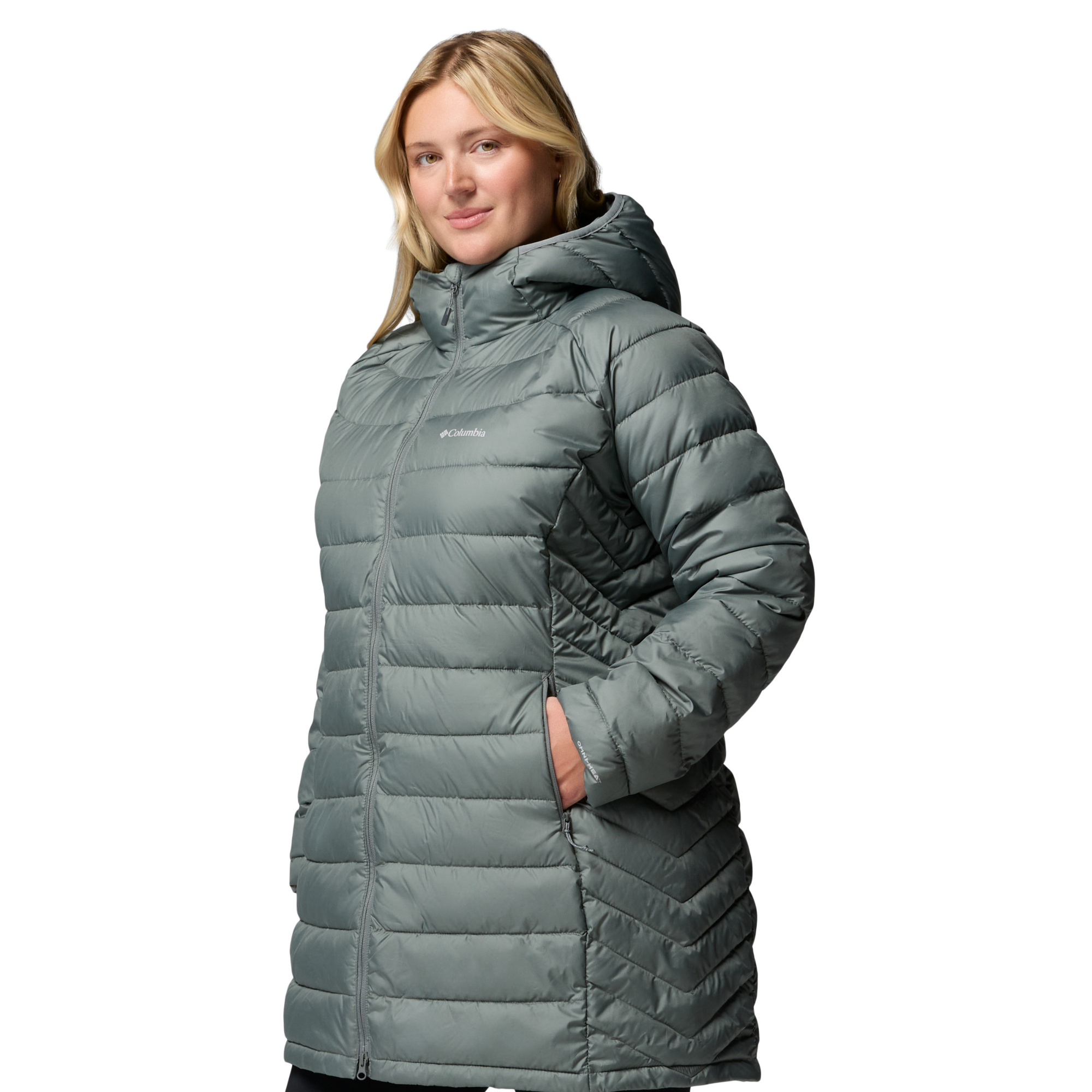 Columbia Women's Powder Lite II Mid Insulated Parka Sedona Sage 342 2089371