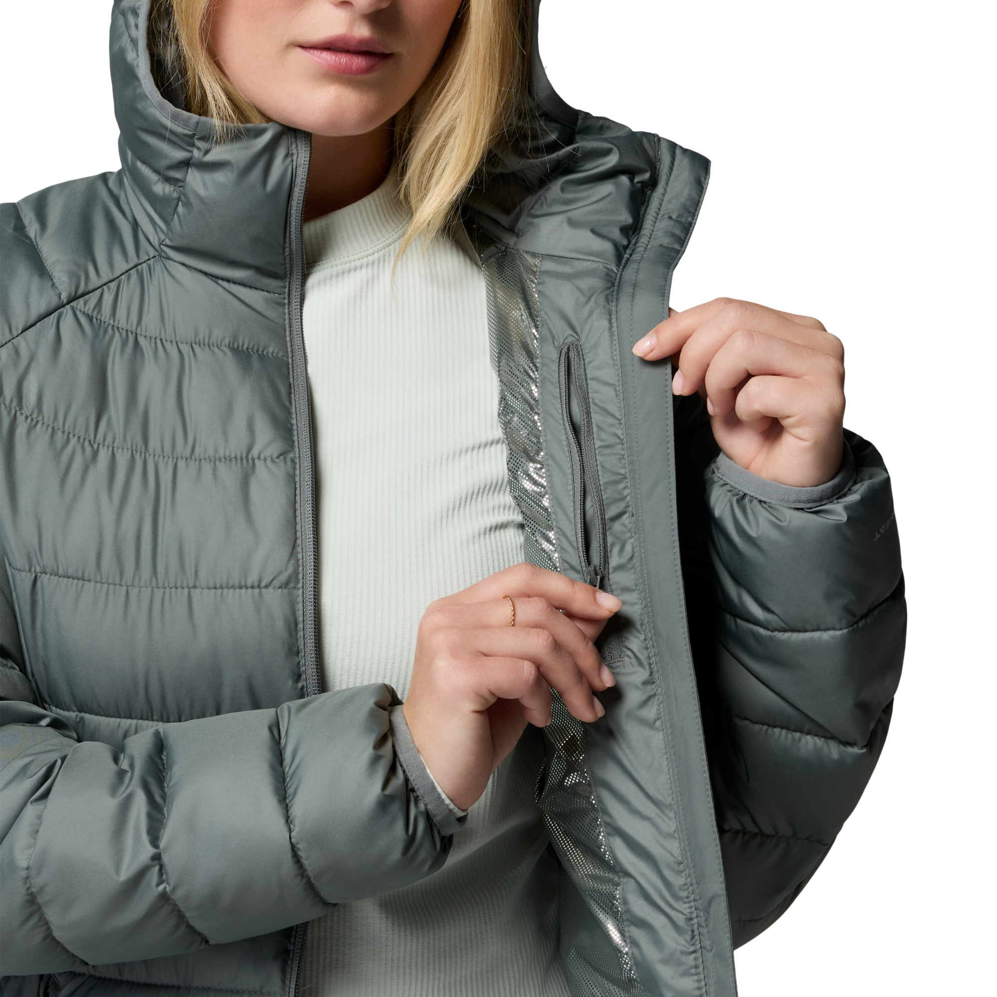 Columbia Women's Powder Lite II Mid Insulated Parka Sedona Sage 342 2089371