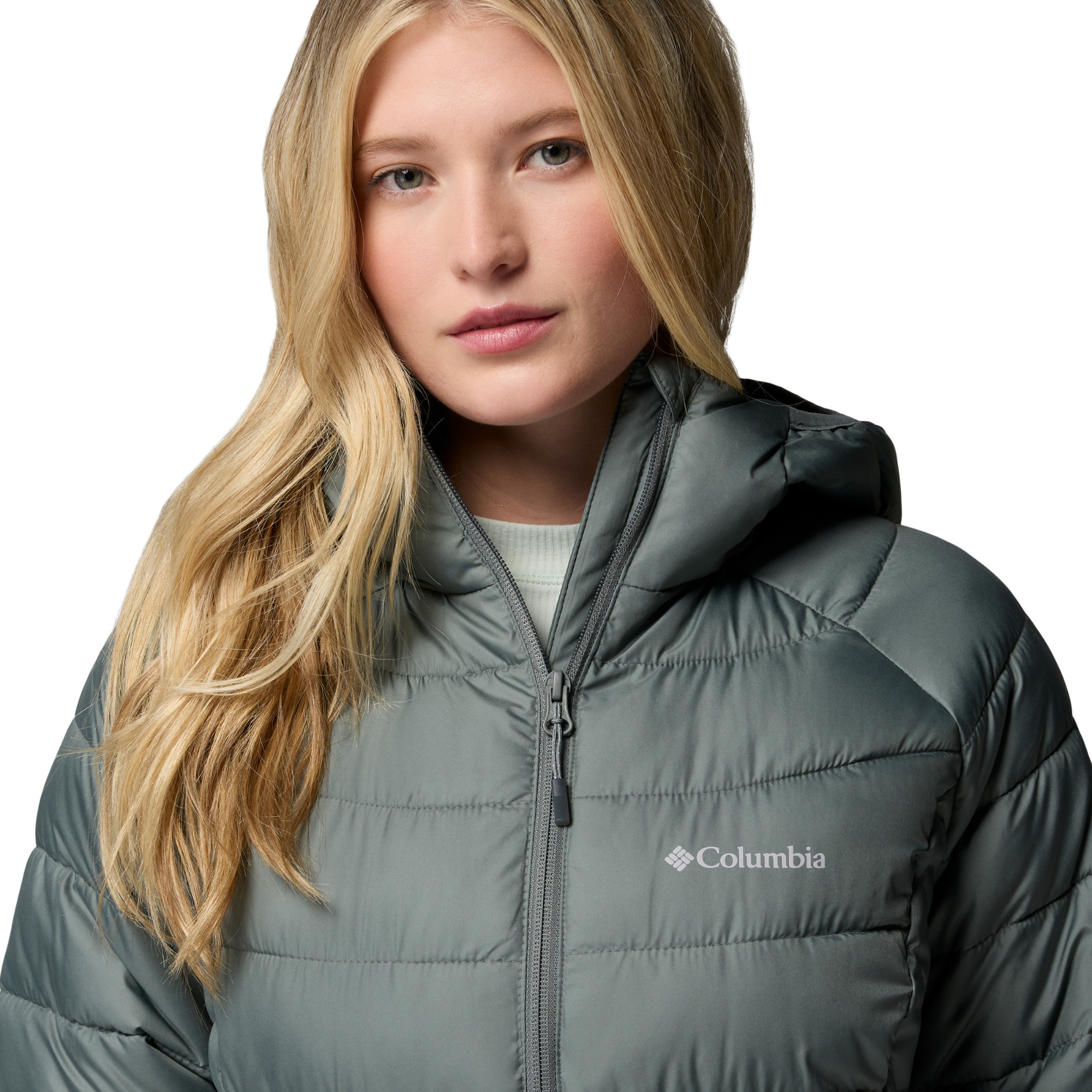 Columbia Women's Powder Lite II Mid Insulated Parka Sedona Sage 342 2089371