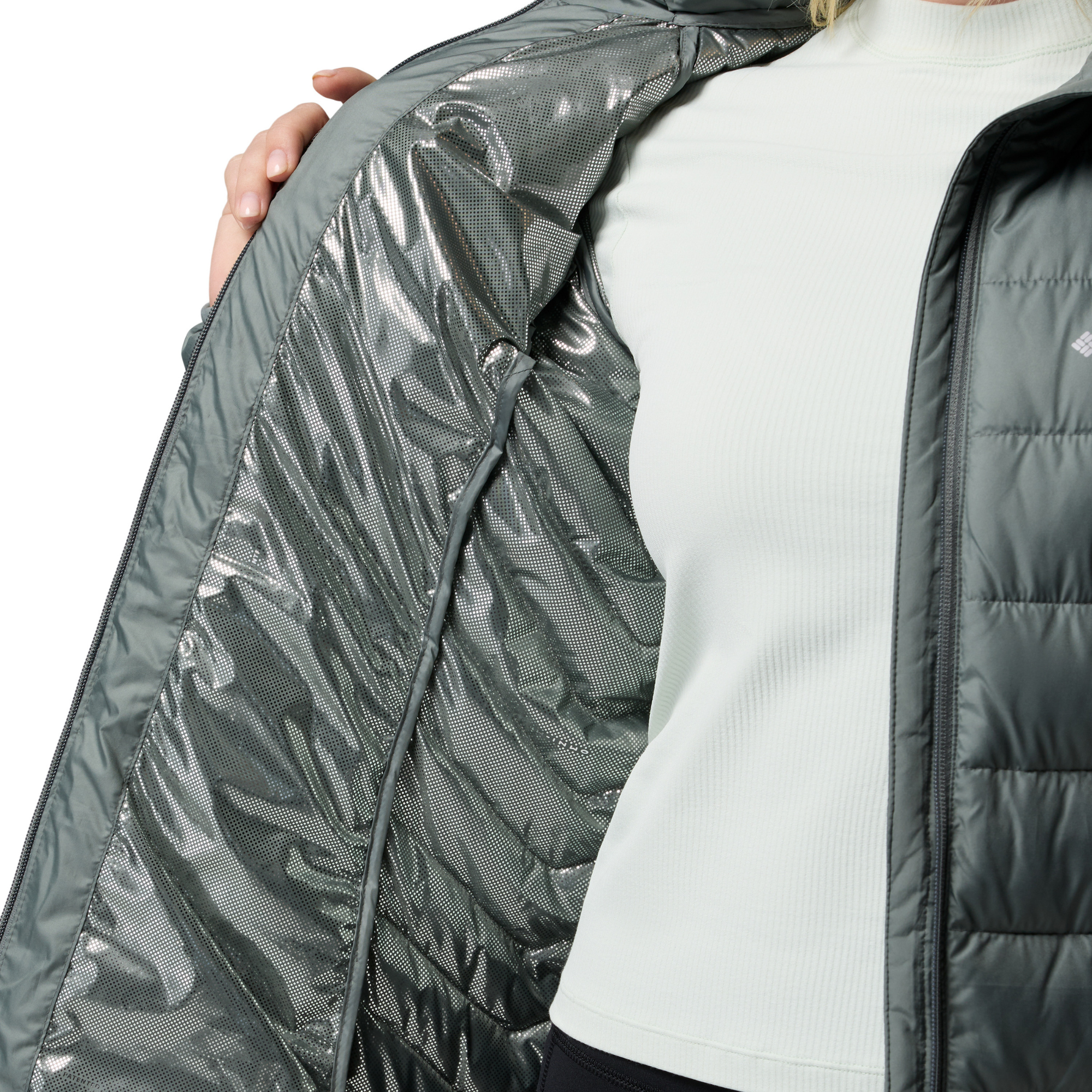 Columbia Women's Powder Lite II Mid Insulated Parka Sedona Sage 342 2089371