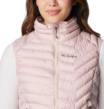 Load image into Gallery viewer, Columbia Women&#39;s Powder Lite Omni-Heat Insulated Vest (Dusty Pink)
