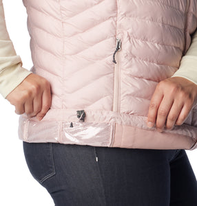 Columbia Women's Powder Lite Omni-Heat Insulated Vest (Dusty Pink)