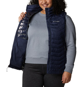 Columbia Women's Powder Lite Omni-Heat Insulated Vest (Nocturnal)