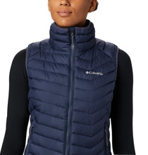 Load image into Gallery viewer, Columbia Women&#39;s Powder Lite Omni-Heat Insulated Vest (Nocturnal)
