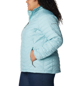 Columbia Women's Powder Lite Omni-Heat Insulated Jacket (Aqua Haze)