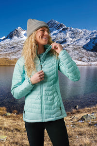 Columbia Women's Powder Lite Omni-Heat Insulated Jacket (Aqua Haze)