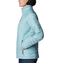 Load image into Gallery viewer, Columbia Women&#39;s Powder Lite Omni-Heat Insulated Jacket (Aqua Haze)
