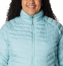 Load image into Gallery viewer, Columbia Women&#39;s Powder Lite Omni-Heat Insulated Jacket (Aqua Haze)
