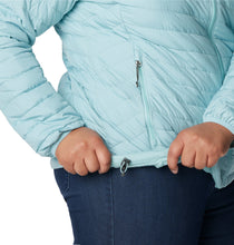 Load image into Gallery viewer, Columbia Women&#39;s Powder Lite Omni-Heat Insulated Jacket (Aqua Haze)
