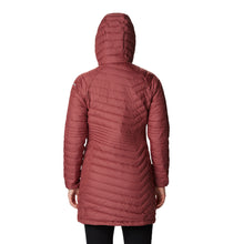 Load image into Gallery viewer, Columbia Women&#39;s Powder Lite Omni-Heat Mid Insulated Hooded Coat (Beetroot)
