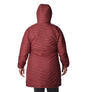 Columbia Women's Powder Lite Omni-Heat Mid Insulated Hooded Coat (Beetroot)