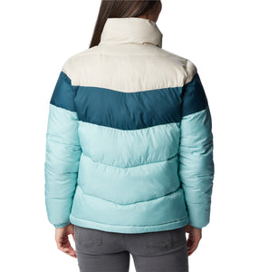 Columbia Women's Puffect Colorblock Insulated Jacket (Aqua Haze/Night Wave)