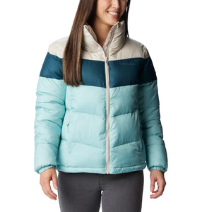Columbia Women's Puffect Colorblock Insulated Jacket (Aqua Haze/Night Wave)