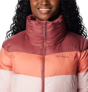 Columbia Women's Puffect Colorblock Insulated Jacket (Dusty Pink/Faded Peach)