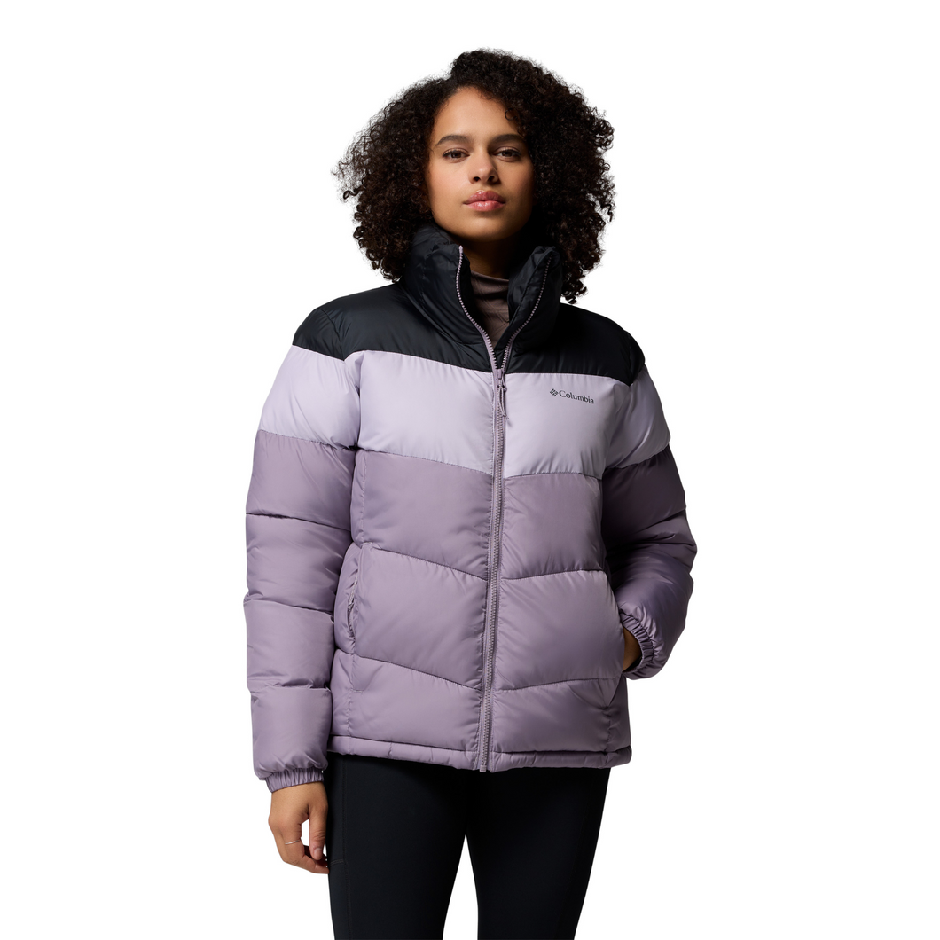 Columbia Women's Puffect II Colourblock Insulated Jacket (Shale Purple/Lavender Pearl/Black)