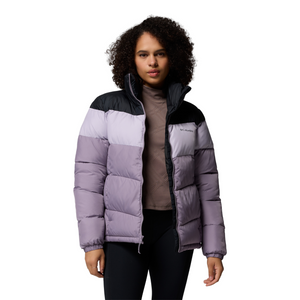 Columbia Women's Puffect II Colourblock Insulated Jacket (Shale Purple/Lavender Pearl/Black)
