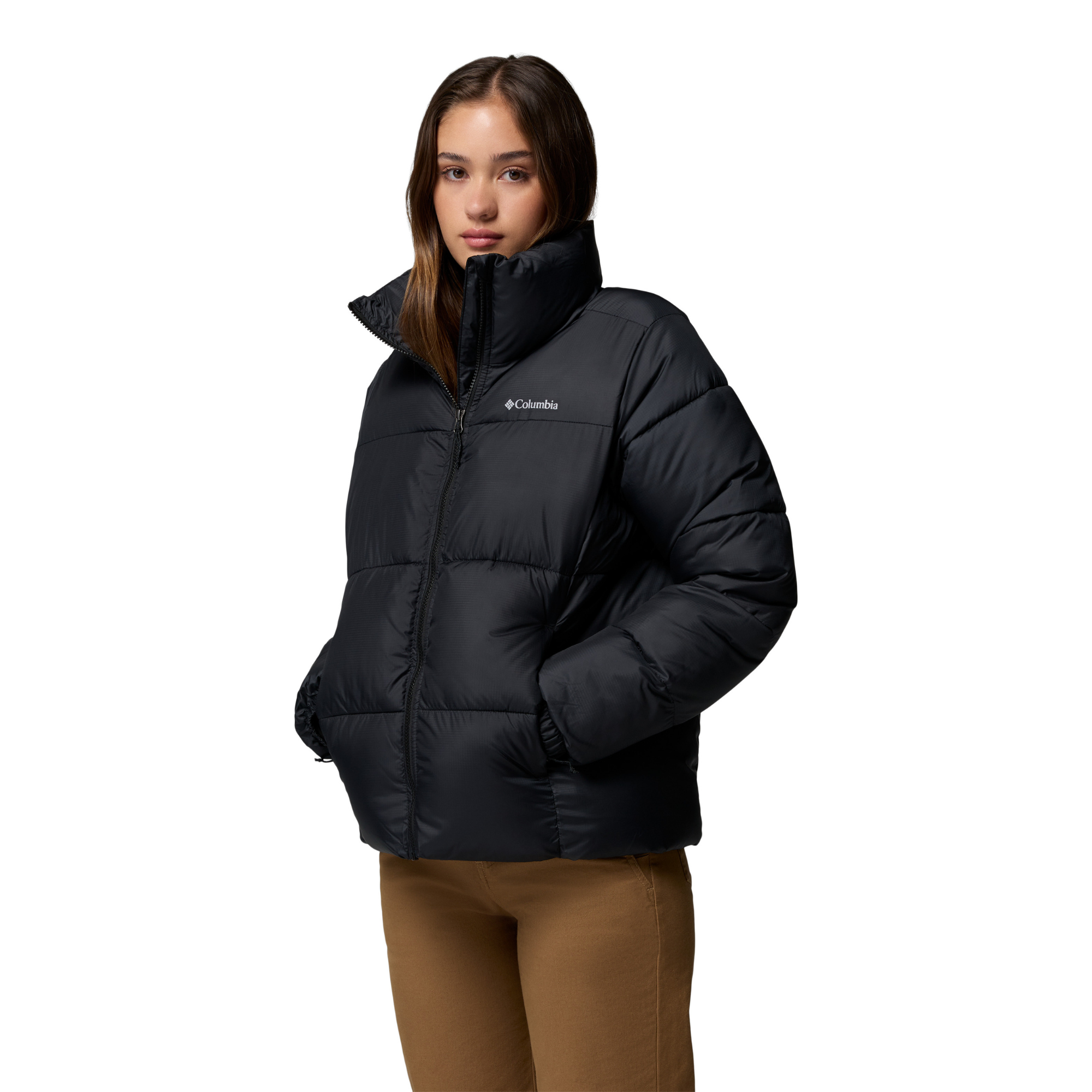 Columbia Women's Puffect II Full Zip Insulated Puffer Jacket (Black)