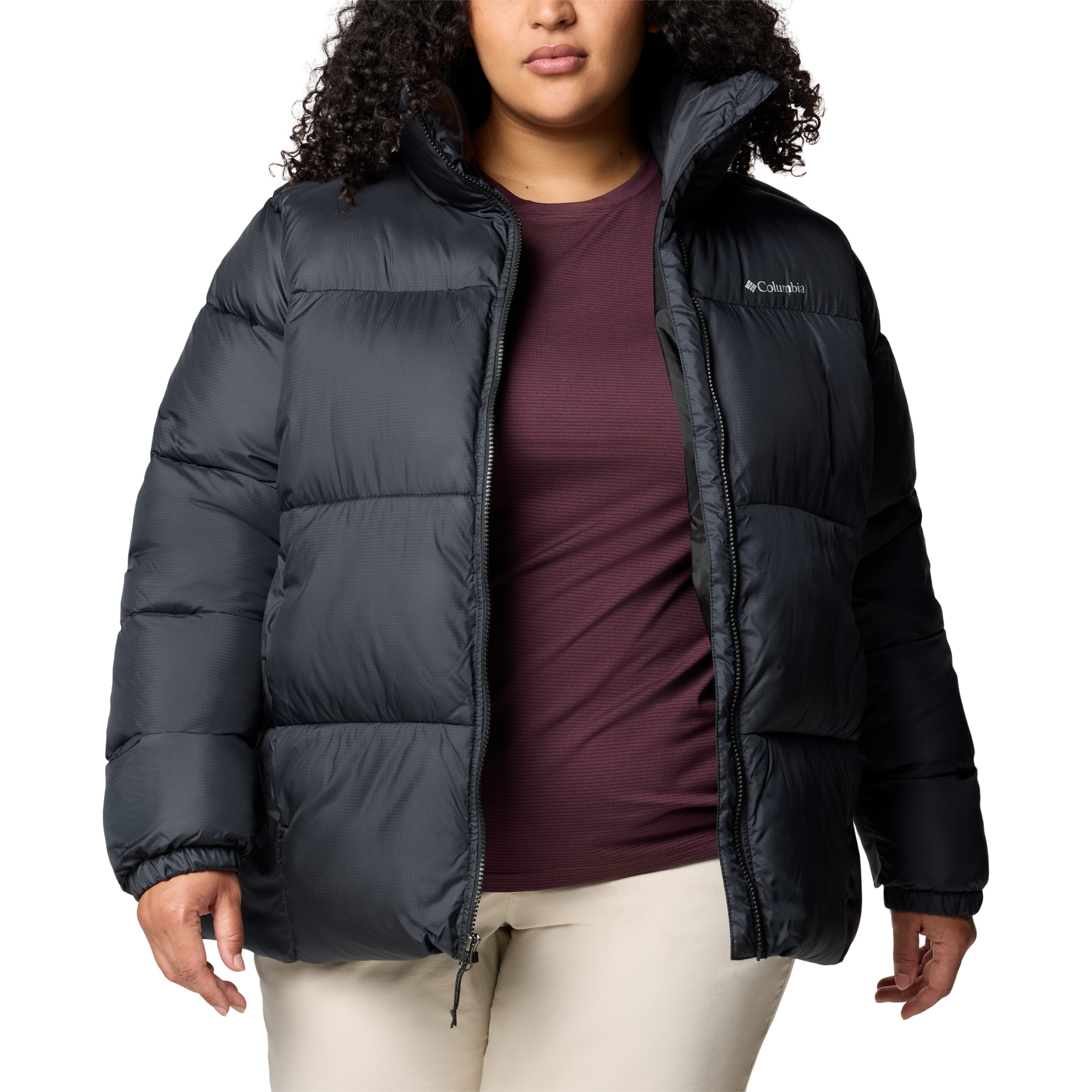 Columbia Women's Puffect II Full Zip Insulated Puffer Jacket (Black)